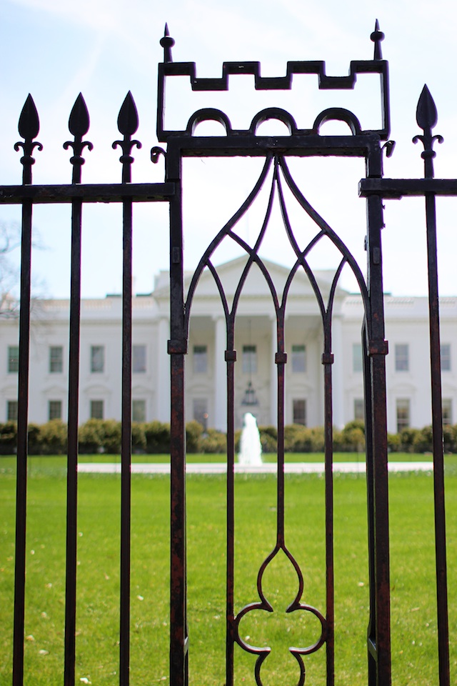 white house gate | Two Delighted