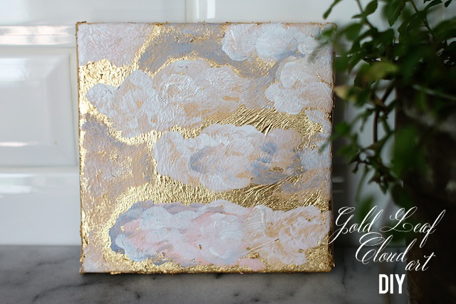 DIY Gold Foil Art 